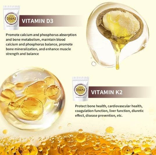 Vitamine D3 K2Vitamine Hot Sale Source Factory D3 K2 Capsules