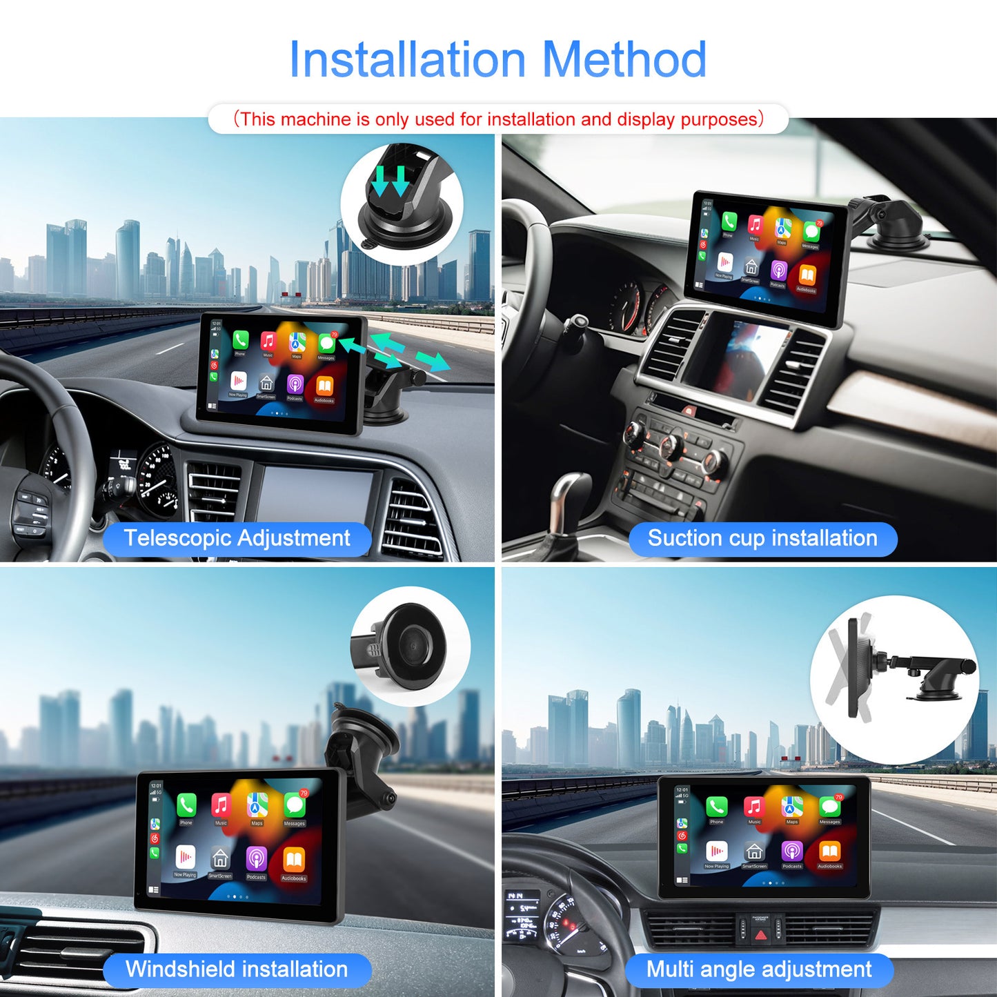 Full Touch HD Android 130 PND WiFi Version2 CarPlayAuto Display