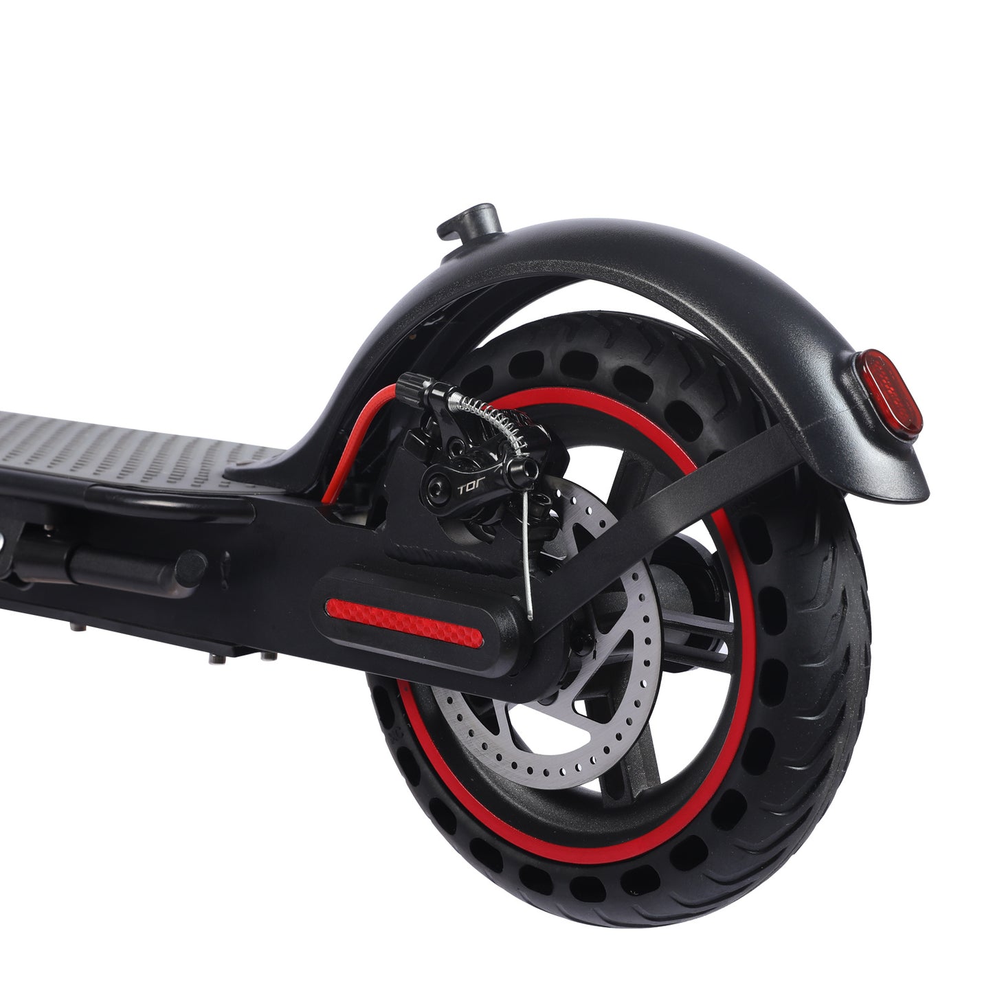 Scooter électrique Puissance du moteur 350 W Capacité de la batterie 36 V 10,4 Ah Taille des pneus 8'5 pouces Vitesse maximale 25-30 km Transport routier 30-35 km