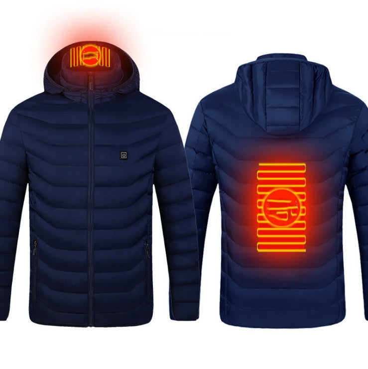 Heated Jacket Coat USB Electric Jacket Cotton Heater Thermal Clothing Heating Vest