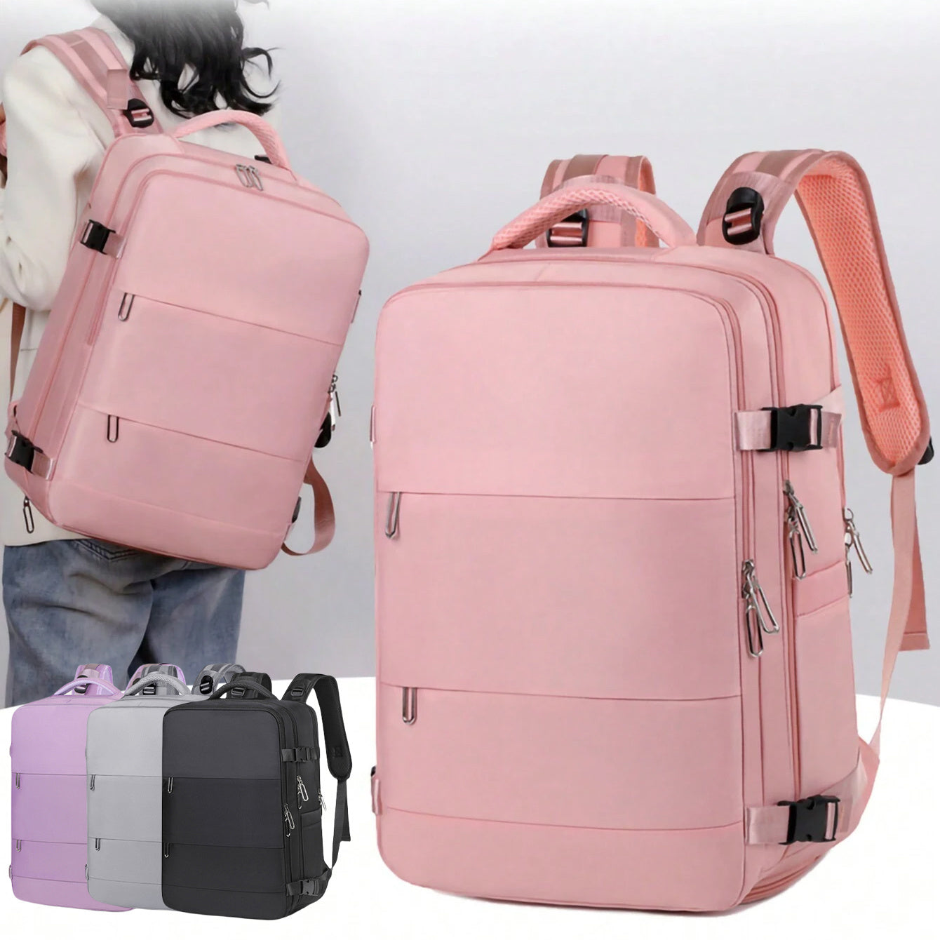 Travel Backpack Female Large-capacity Dry And Wet Luggage Travel Bags Computer Backpack College Students Bag