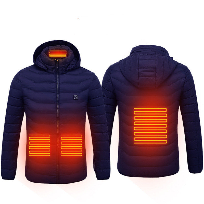 Heated Jacket Coat USB Electric Jacket Cotton Heater Thermal Clothing Heating Vest