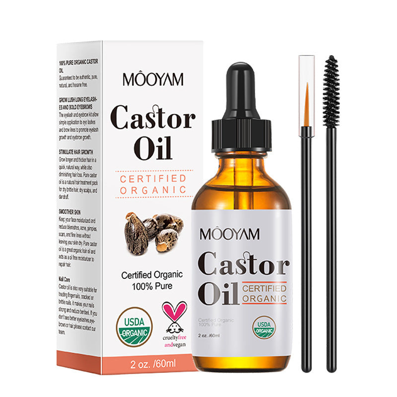 Castor Oil Castor Oil Skin Care Massage Basic Oil Hair Eyebrow Eyelash Care