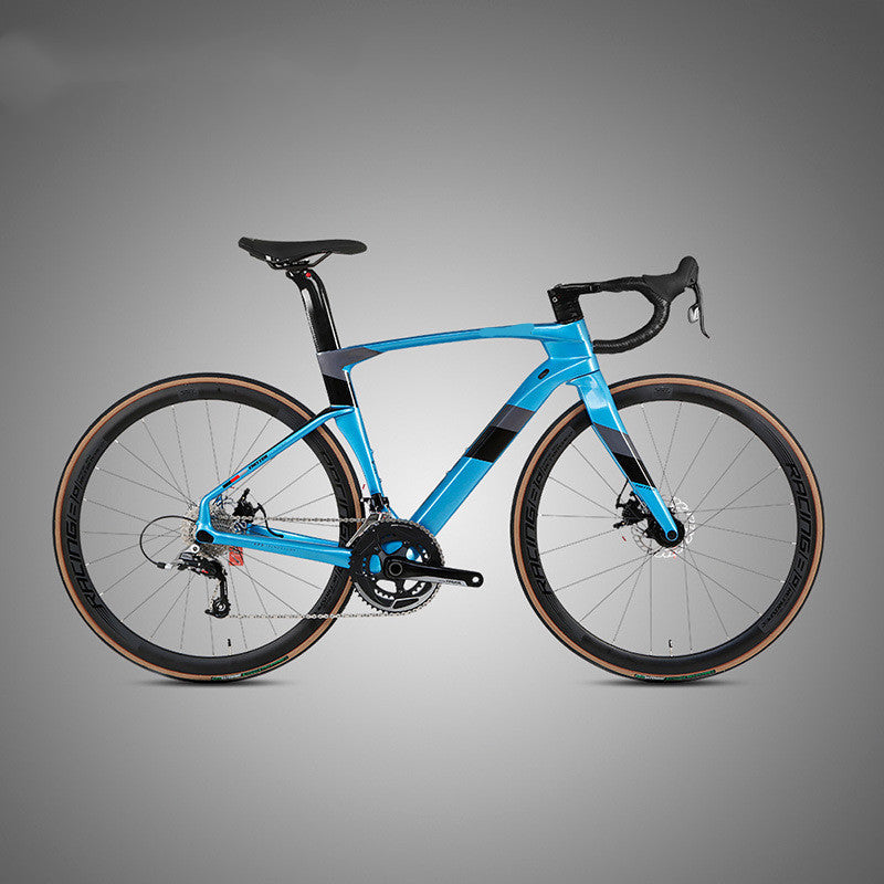 Carbon Fiber Road Bike with Disc Brakes and Variable Speed – High-Performance Racing Bicycle