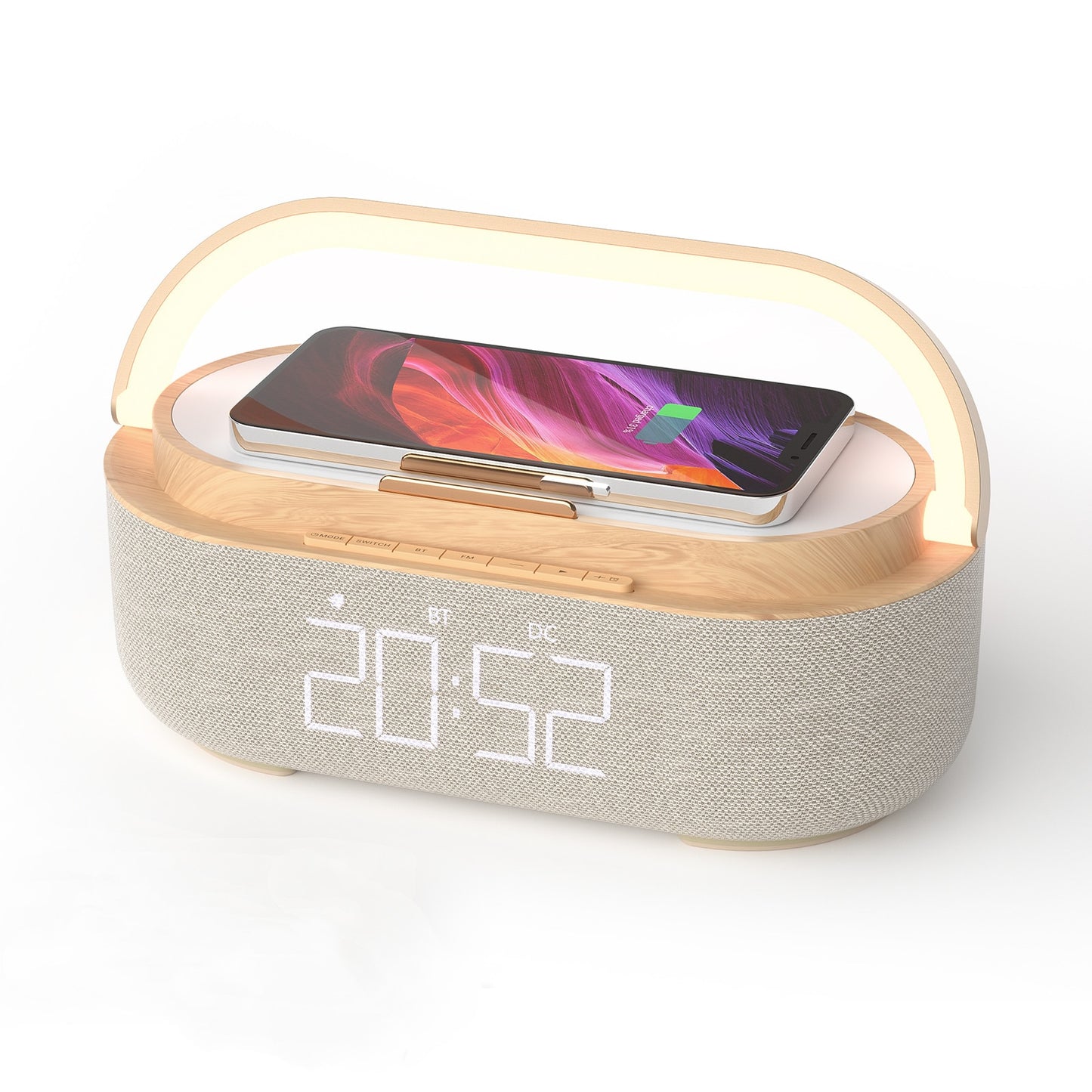 Wireless Charging Pad with Alarm Clock