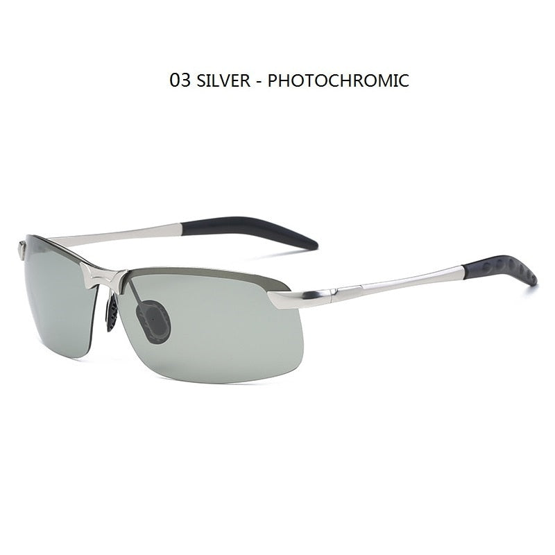 Photochrome Sonnenbrille Herren Polarisierte Fahren Chamäleon Brille Herren Farbwechsel Sonnenbrille Tag Nachtsicht Fahrerbrille