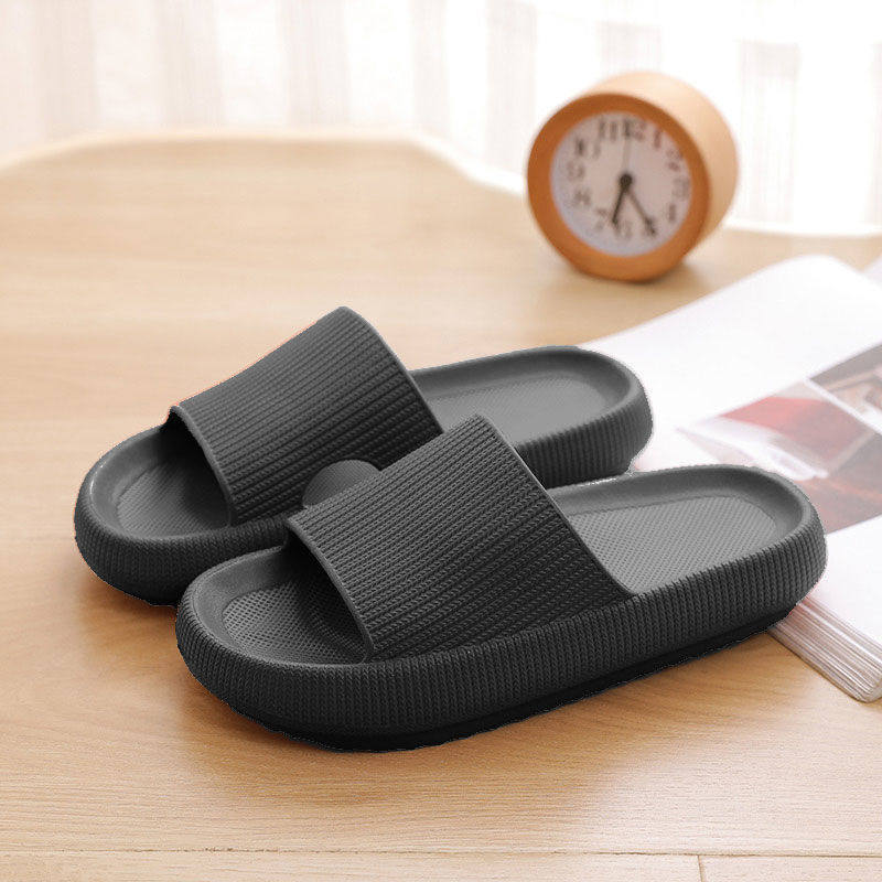 Dicke Plattform Badezimmer Hausschuhe Damenmode weiche Sohle EVA Indoor Slides Frau Sandalen 2023 Sommer rutschfeste Flip Flops