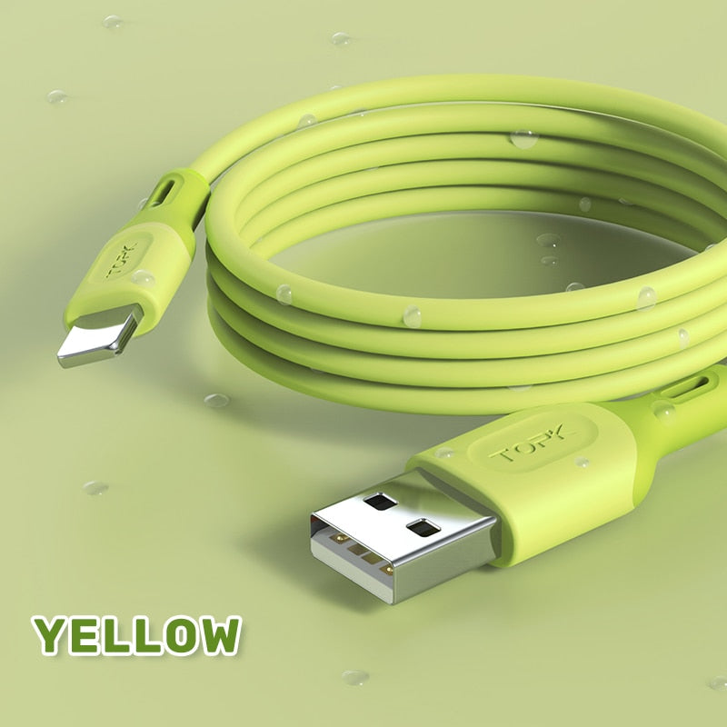 Micro USB Type C Cable, Fast Charging Liquid Silicone Mobile Phone Data Cable