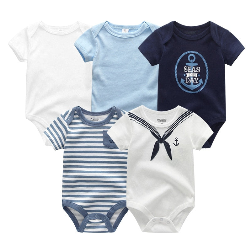 5 Teile/los Baby Jungen Kleidung Einhorn Mädchen Kleidung Bodys Baby Mädchen Kleidung Neugeborene 100% Baumwolle Roupas de bebe