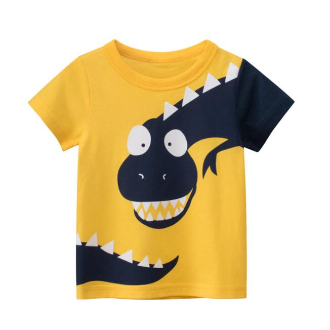 Cartoon Sommer Kinderkleidung Jungen Kurzarm T-Shirt Kinder Sweatshirt Kind Baumwolle Kleidung Jungen T-Shirts