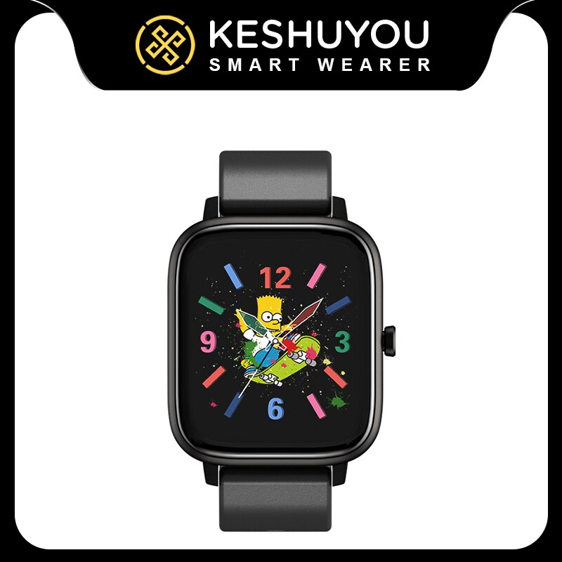 KESHUYOU K30 appel montre intelligente podomètre de fréquence cardiaque étanche hommes femmes montres caméra et musique pour amazfit Apple bracelet