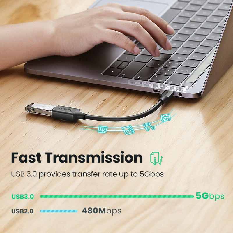 Ugreen USB C vers USB Adaptateur OTG Câble USB Type C Mâle vers USB 3.0 2.0 Femelle Câble Adaptateur pour MacBook Pro Samsung Type-C Adaptateur