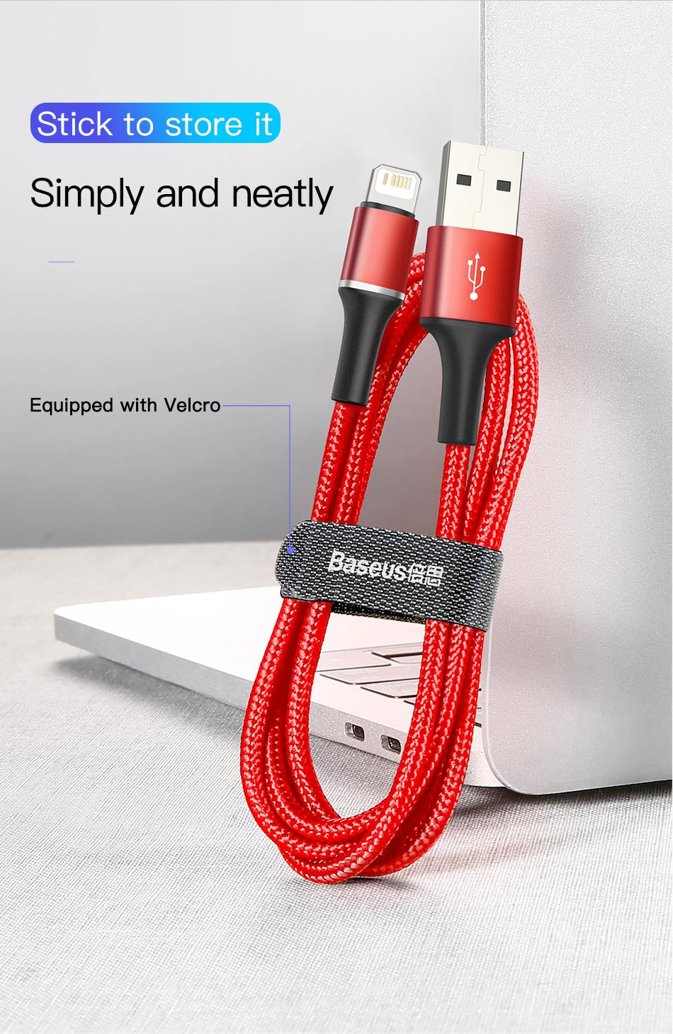 Baseus USB Cable For iPhone 12 11 13 Pro XS Max Xr X 8 7 6 LED Lighting Fast Charge Charger Date Phone Cable For iPad Wire Cord