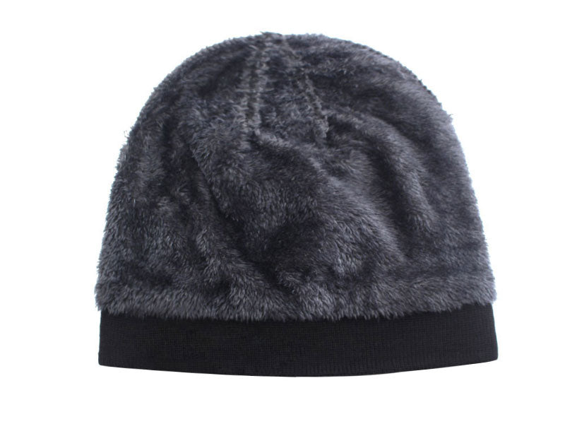 Skullies bonnets hommes hiver chapeau femmes tricoté chapeaux pour hommes casquette hiver Beanie chapeau Gorro épais chaud sans bord fourrure Bonnet