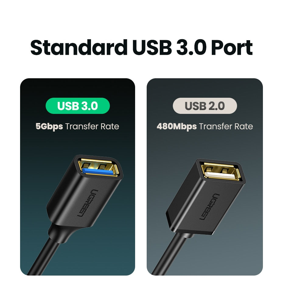 Ugreen USB C auf USB Adapter OTG Kabel USB Typ C Stecker auf USB 3.0 2.0 Buchse Kabeladapter für MacBook Pro Samsung Typ-C Adapter