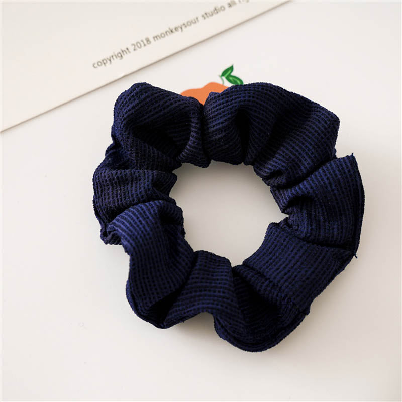 Frauen Silk Scrunchie elastisches handgemachtes mehrfarbiges Haarband Pferdeschwanz Halter Stirnband Haarschmuck Satin Seide einfarbig