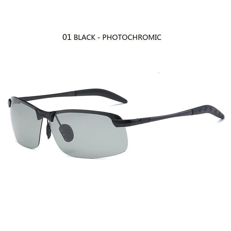 Photochrome Sonnenbrille Herren Polarisierte Fahren Chamäleon Brille Herren Farbwechsel Sonnenbrille Tag Nachtsicht Fahrerbrille