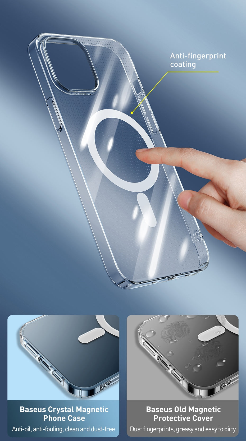 Transparente magnetische Handyhülle für iPhone 14 13 12 11 Pro Max Kabellose Ladeabdeckung für iPhone13 12Pro Max Magnethülle