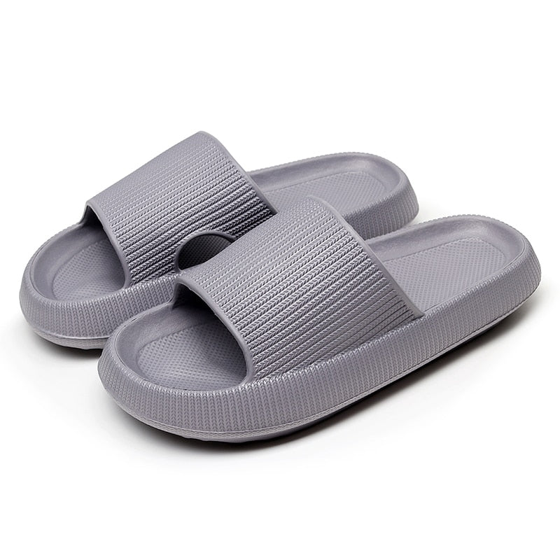 Women Thick Platform, Cloud Slippers, Summer, Beach Eva Soft Sole, Sandals Ladies Indoor, Bathroom Anti-slip Shoes