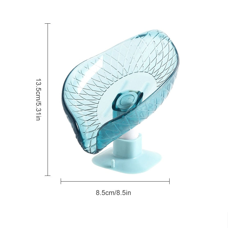 2 STÜCKE Saugnapf Seifenschale Für Badezimmer Dusche Tragbarer Blattseifenhalter Kunststoffschwammschale Für Küche Badezimmerzubehör
