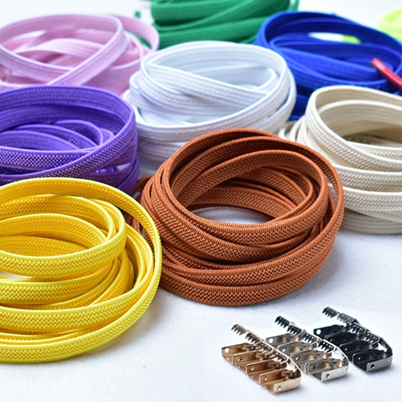 Laces Elastic Shoelaces Outdoor Leisure Sneakers Quick Safety Flat Shoelace Kids And Adult Unisex Lazy laces