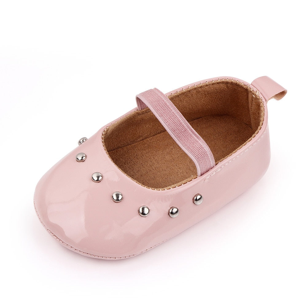 Nouveau-né bébé filles chaussures boucle en cuir premiers marcheurs grand arc été princesse chaussures fête mariage bébé fille chaussures