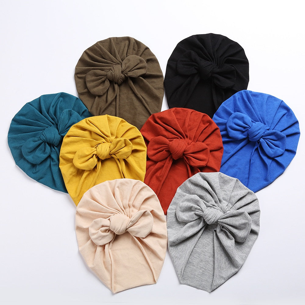 Warm Indian Hat Baby Bandanas Turban Headband Girls Kids Hair Head Bands Accessories Headwrap Headdress