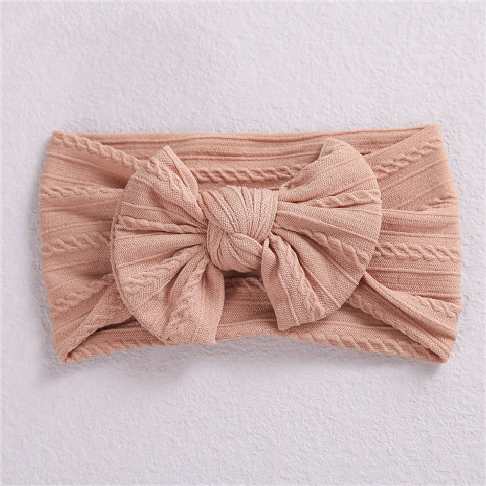 Shiny Fashion Florals Headband Newborn Baby Elastic Princess Hairbands Child Kids Pearl Fresh Style Cute Headwear Gifts