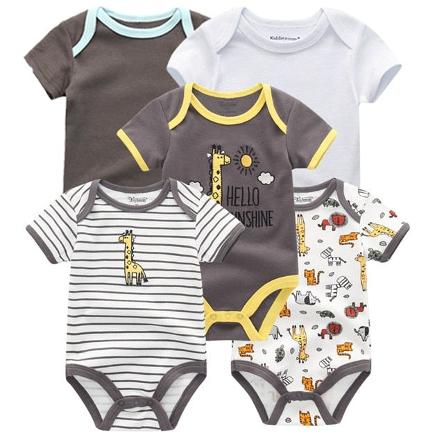 5 PCS/Lot bébé garçons vêtements licorne filles vêtements body bébé filles vêtements nouveau-né 100% coton Roupas de bebe