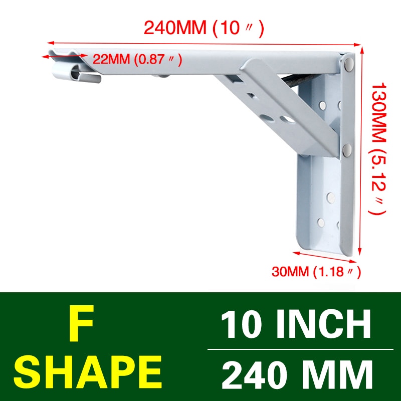 2 pièces Triangle Support d'angle pliant Support lourd réglable mural banc Table étagère Support matériel de meubles