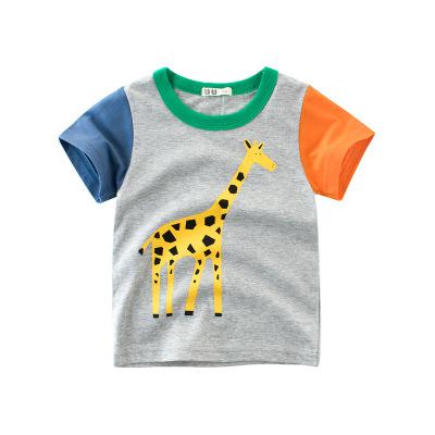 Cartoon Sommer Kinderkleidung Jungen Kurzarm T-Shirt Kinder Sweatshirt Kind Baumwolle Kleidung Jungen T-Shirts