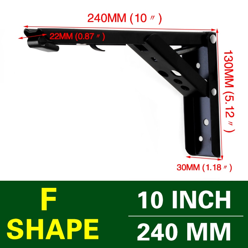 2 pièces Triangle Support d'angle pliant Support lourd réglable mural banc Table étagère Support matériel de meubles