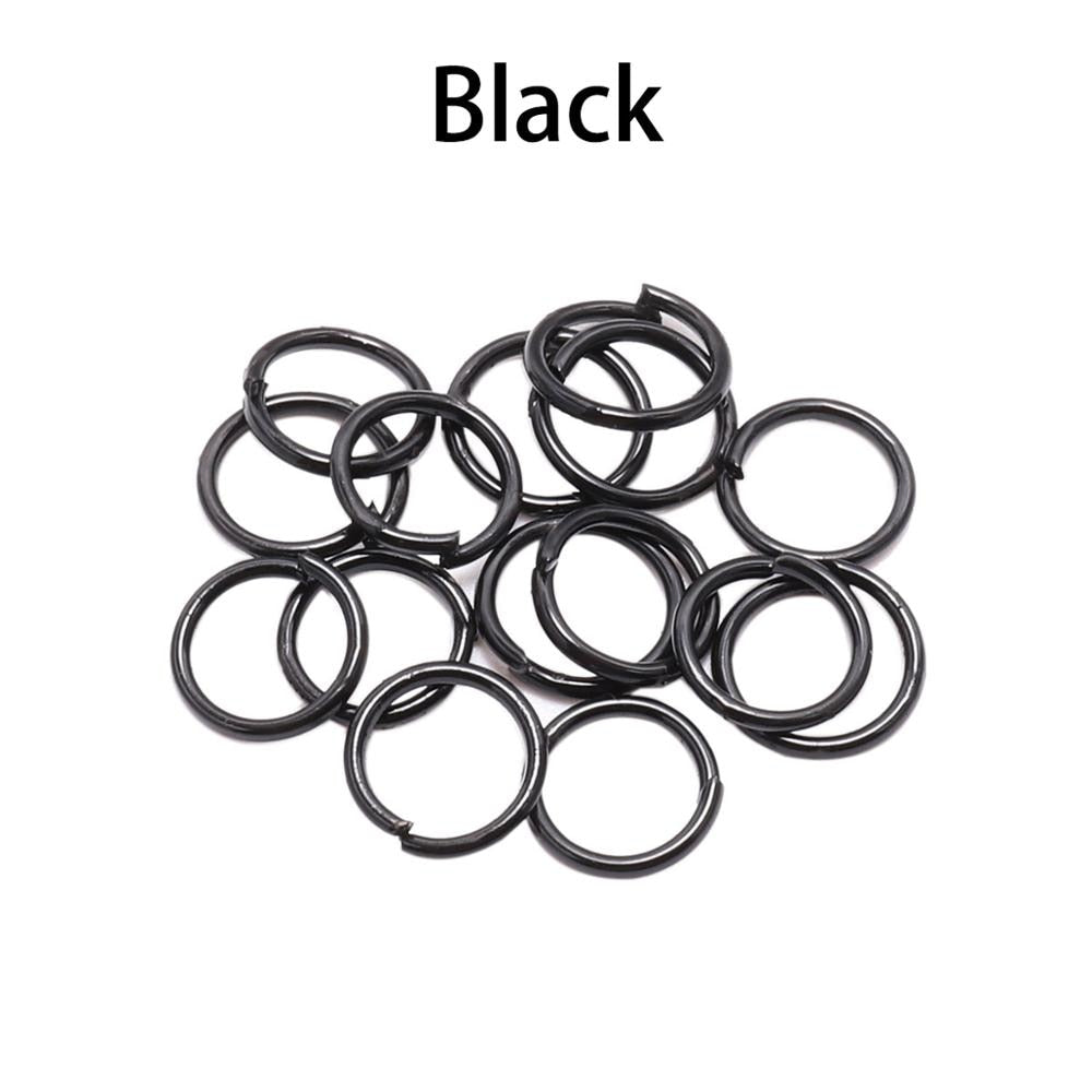 50-200 pcs/lot 4-20 mm anneaux de saut anneaux fendus connecteurs pour bijoux à bricoler soi-même trouver des accessoires de fabrication en gros fournitures