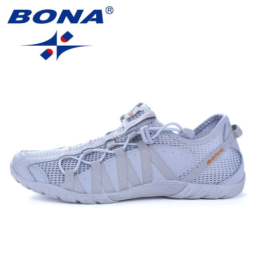 Men Running Shoes Lace Up, Athletic Shoes Outdoor Walking, Comfortable Sneakers