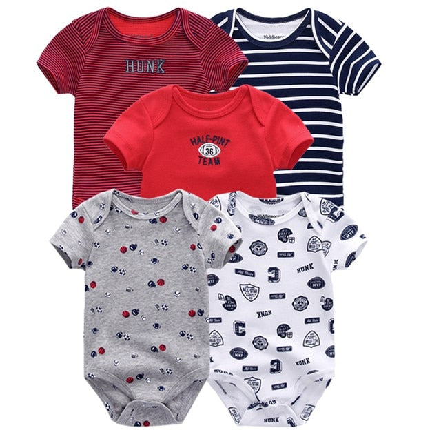 5 Teile/los Baby Jungen Kleidung Einhorn Mädchen Kleidung Bodys Baby Mädchen Kleidung Neugeborene 100% Baumwolle Roupas de bebe