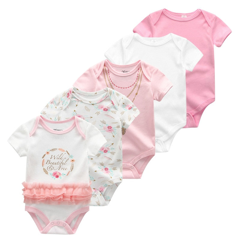 5 PCS/Lot bébé garçons vêtements licorne filles vêtements body bébé filles vêtements nouveau-né 100% coton Roupas de bebe