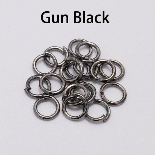 50-200pcs/lot 4-20 mm Jump Rings Split Rings Connectors For Diy Jewelry Finding Making Accessories Wholesale Supplies