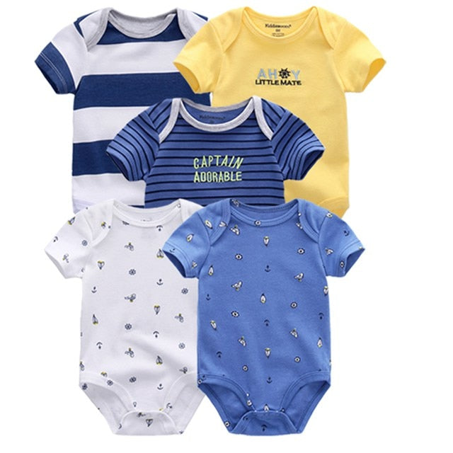 5 Teile/los Baby Jungen Kleidung Einhorn Mädchen Kleidung Bodys Baby Mädchen Kleidung Neugeborene 100% Baumwolle Roupas de bebe