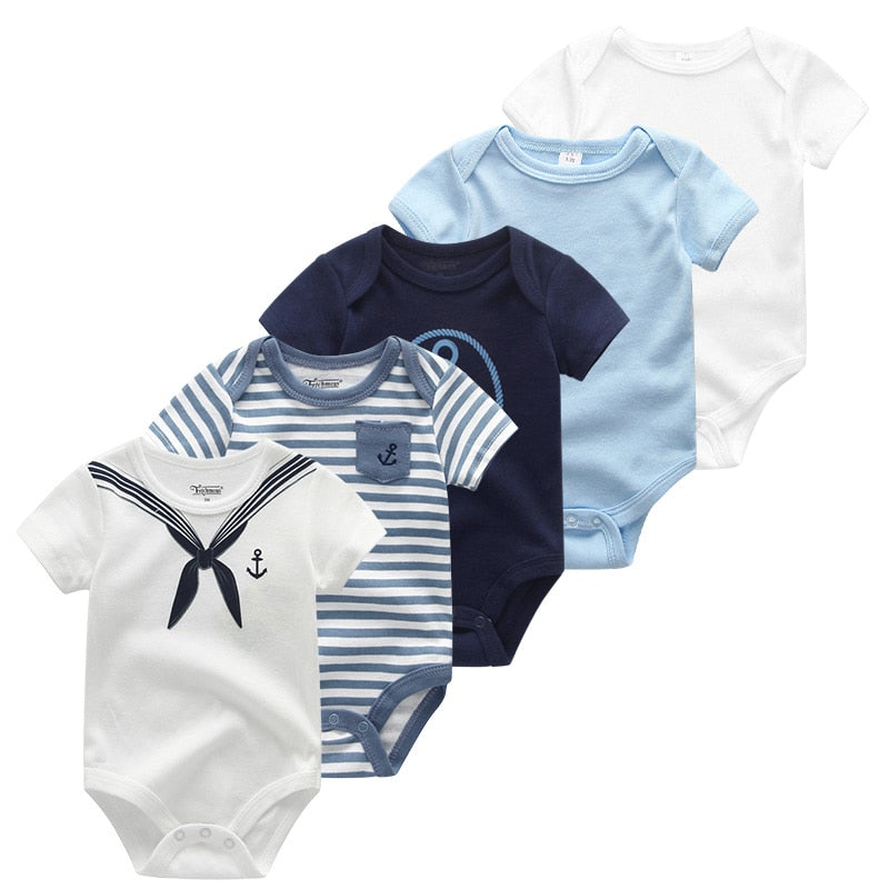 5 Teile/los Baby Jungen Kleidung Einhorn Mädchen Kleidung Bodys Baby Mädchen Kleidung Neugeborene 100% Baumwolle Roupas de bebe