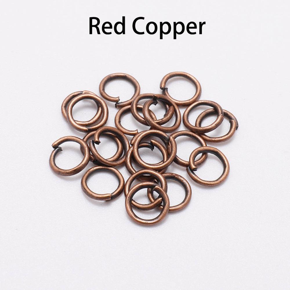 50-200 pcs/lot 4-20 mm anneaux de saut anneaux fendus connecteurs pour bijoux à bricoler soi-même trouver des accessoires de fabrication en gros fournitures