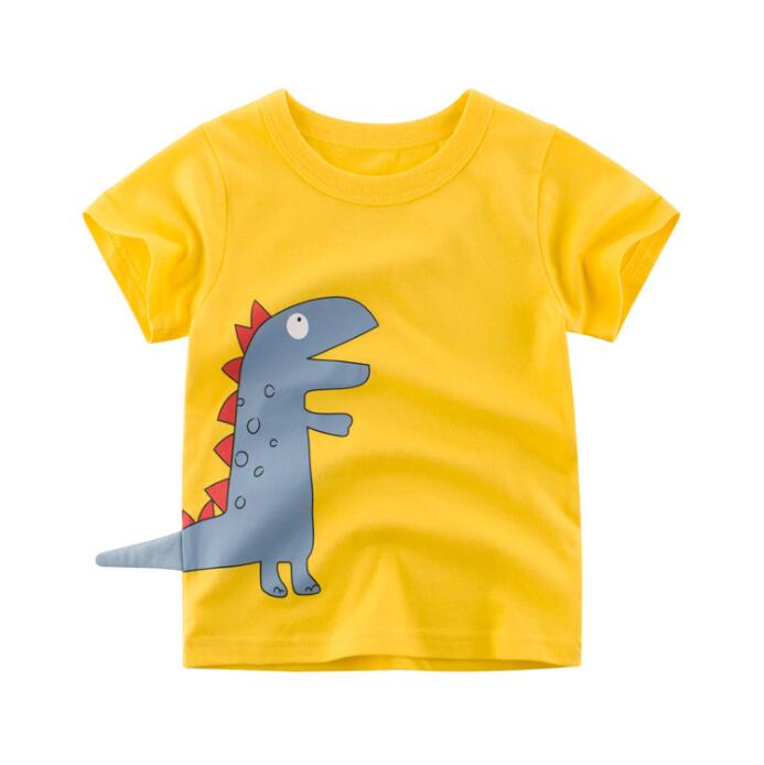 Cartoon Sommer Kinderkleidung Jungen Kurzarm T-Shirt Kinder Sweatshirt Kind Baumwolle Kleidung Jungen T-Shirts