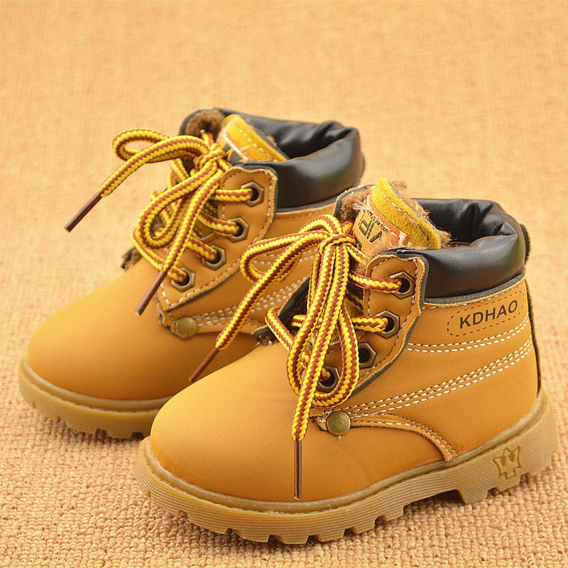 Autumn Winter Baby Boots Toddler Fashion Boots Kids, Shoes Boys Girls Snow Boots Girls Boys Plush Fashion Boots