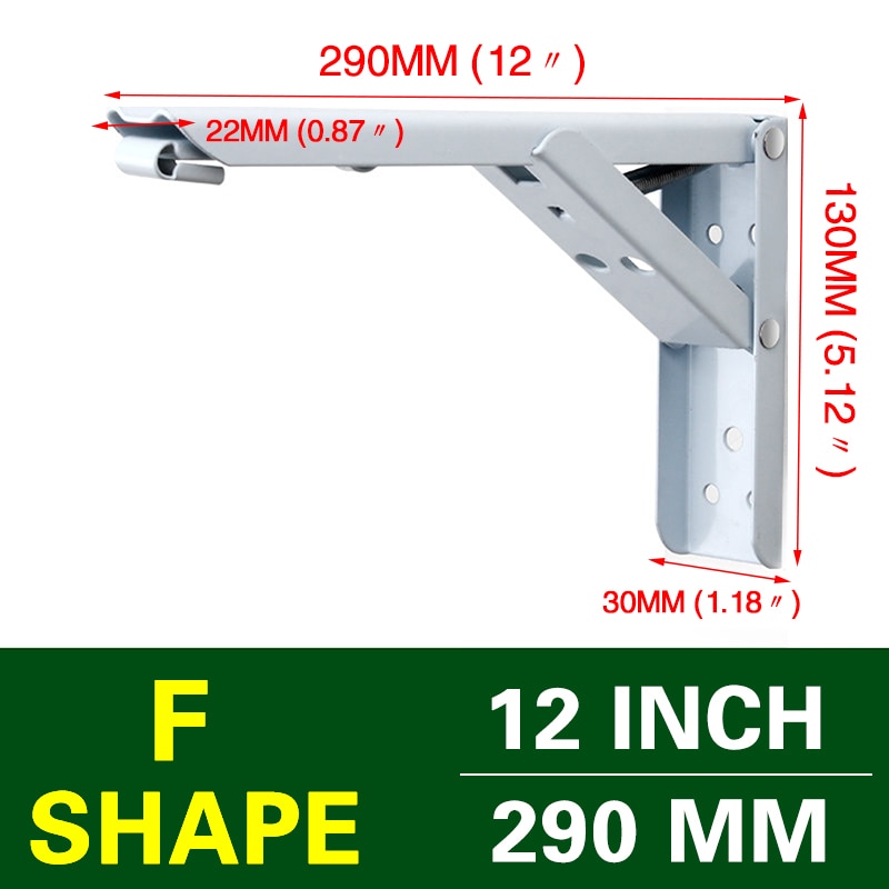 2PCS Triangle Folding Angle Bracket Heavy Support Adjustable Wall Mounted Bench Table Shelf Bracket Furniture Hardware