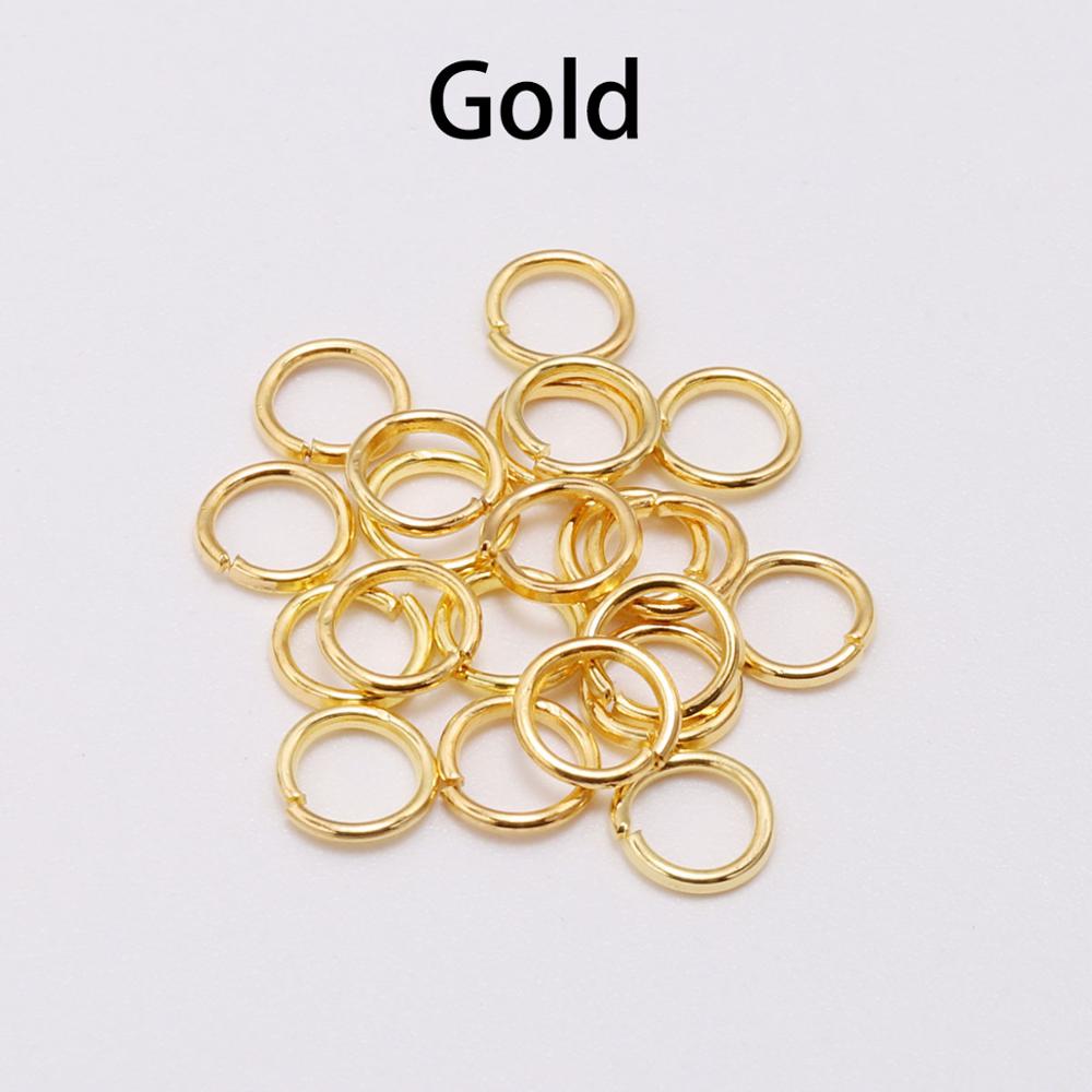 50-200 pcs/lot 4-20 mm anneaux de saut anneaux fendus connecteurs pour bijoux à bricoler soi-même trouver des accessoires de fabrication en gros fournitures