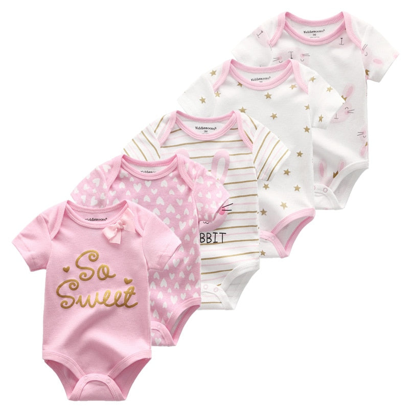 5 PCS/Lot bébé garçons vêtements licorne filles vêtements body bébé filles vêtements nouveau-né 100% coton Roupas de bebe