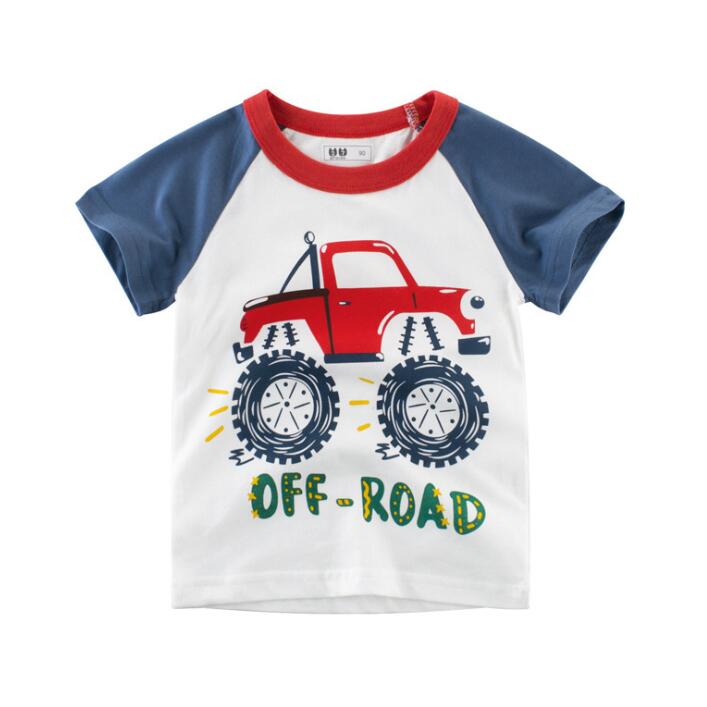 Dessin animé été vêtements pour enfants garçons T-shirt à manches courtes enfants sweat enfant coton vêtements garçons T-shirts