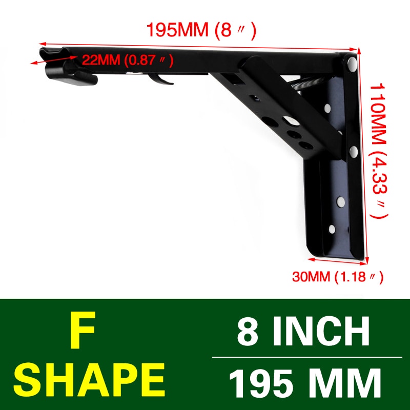 2 pièces Triangle Support d'angle pliant Support lourd réglable mural banc Table étagère Support matériel de meubles