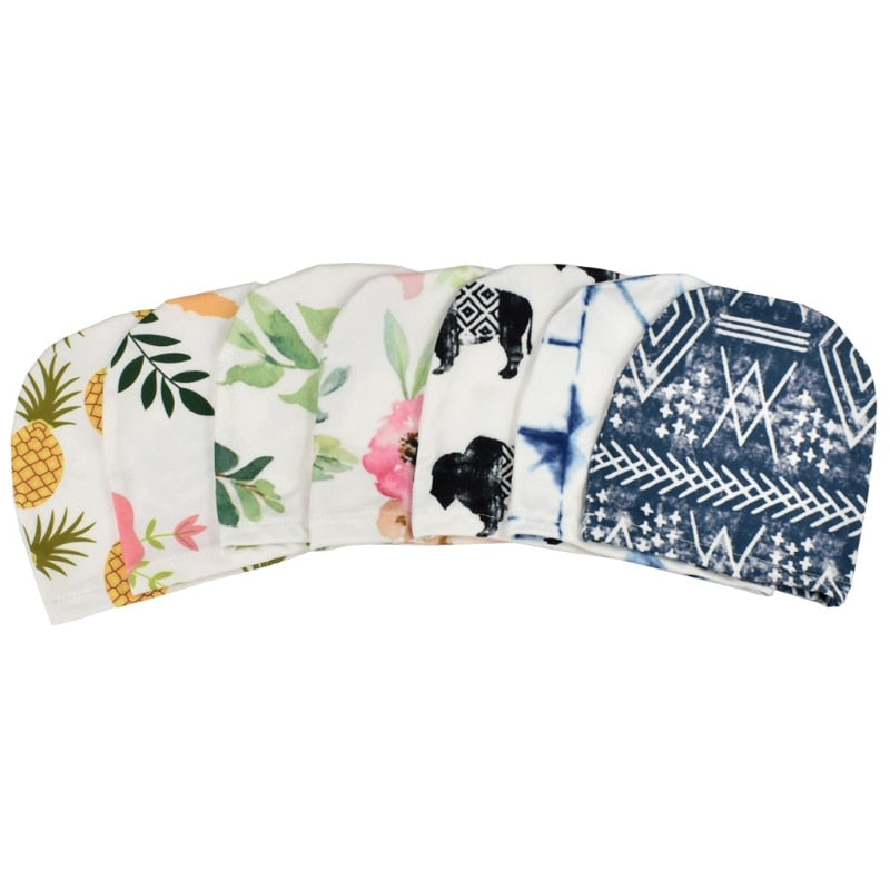 Baby Swaddle Blanket + Cap Newborn Cocoon Wrap Baumwollsack Bettwäsche Wickeltasche