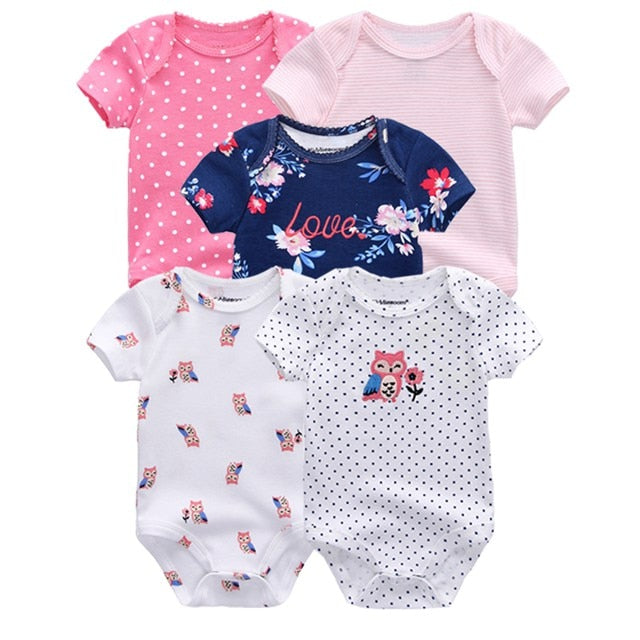 5 PCS/Lot bébé garçons vêtements licorne filles vêtements body bébé filles vêtements nouveau-né 100% coton Roupas de bebe