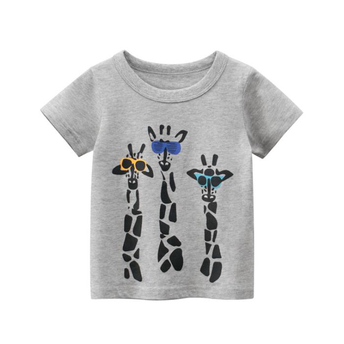 Cartoon Sommer Kinderkleidung Jungen Kurzarm T-Shirt Kinder Sweatshirt Kind Baumwolle Kleidung Jungen T-Shirts